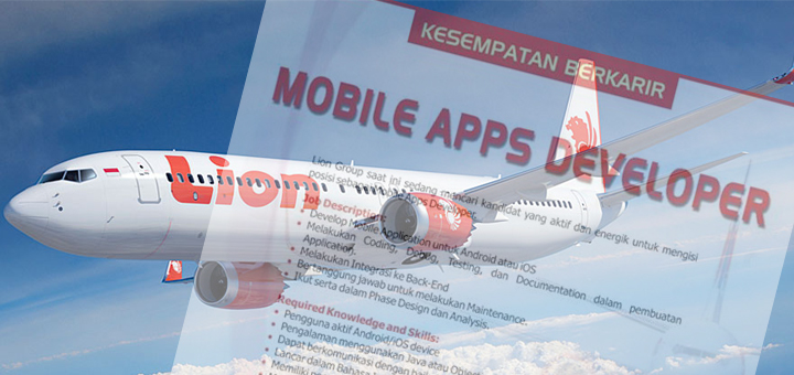 Lowongan Kerja Mobile Apps Developer di Lion Air