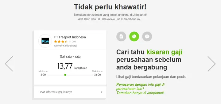JobPlanet.com Hadir Menjadi Solusi Kerisauan Pencari Kerja 2 JobPlanet Gaji