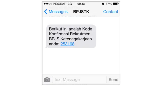 Rekrutmen BPJS Ketenagakerjaan - 2 Verifikasi Handphone 2