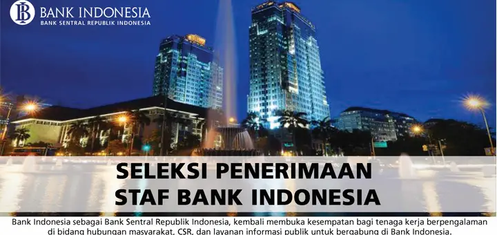 Lowongan Kerja di Bank Indonesia