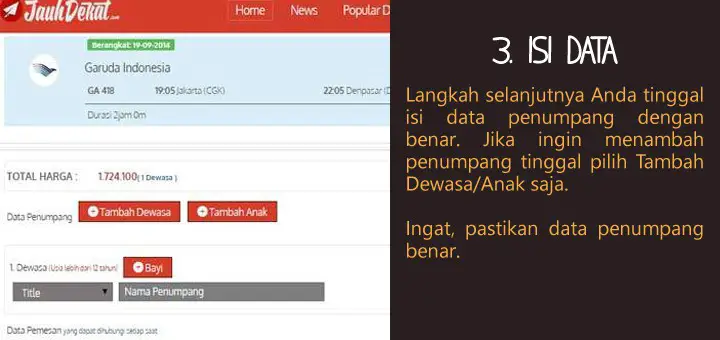 Isi Data - JauhDekat