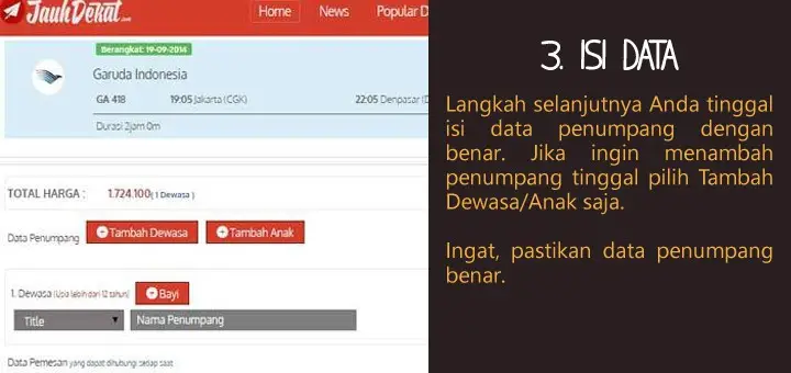 Isi Data - JauhDekat