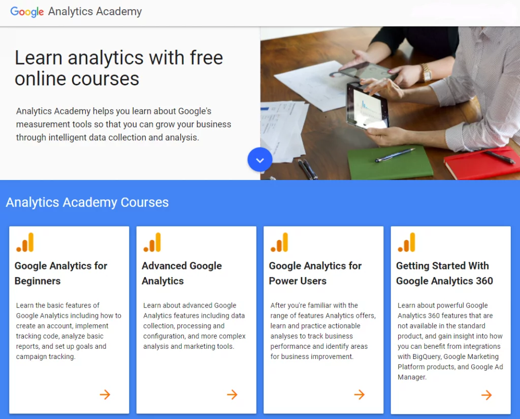 Sertifikasi Digital Marketing Gratis yang Bisa Menunjang Kariermu 3 Google Analytics Course