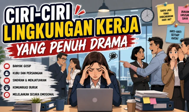 Ciri-Ciri Lingkungan Kerja yang Penuh Drama 3 Lingkungan Kerja Penuh Drama