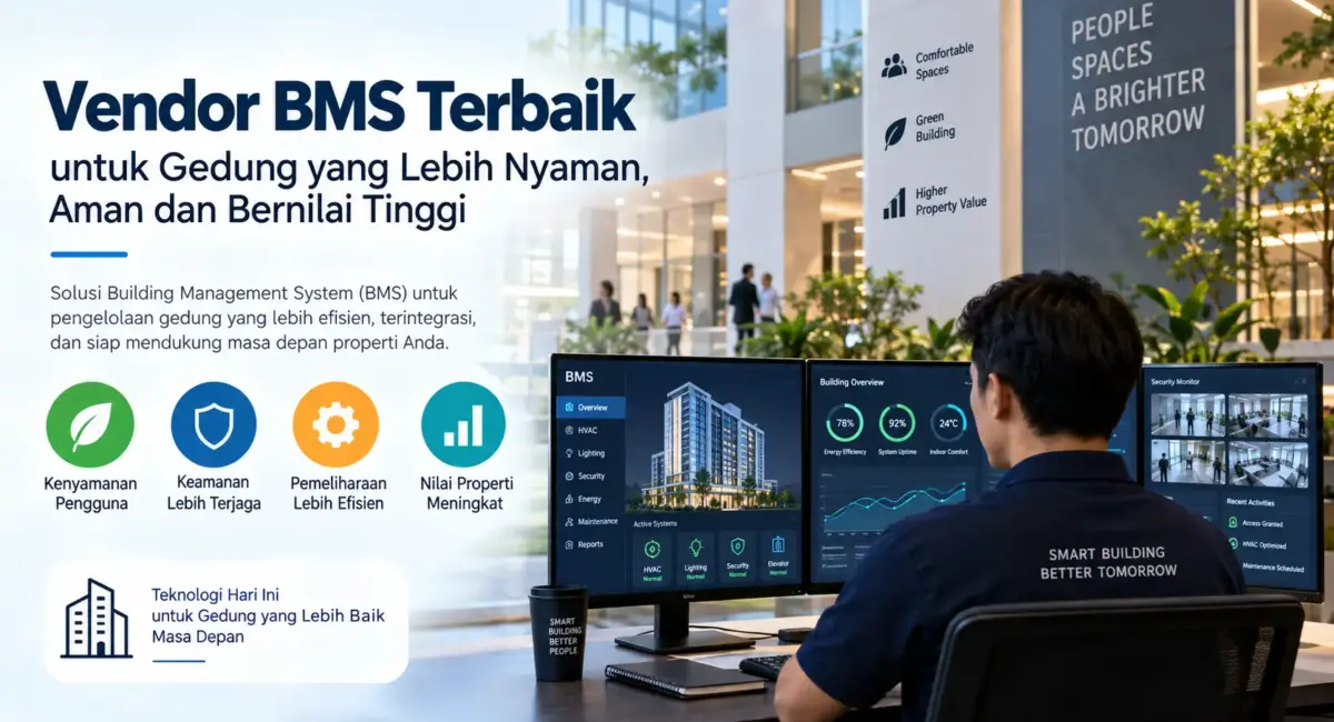 Vendor BMS Terbaik untuk Mendukung Pengelolaan Gedung Modern 1 Vendor BMS Terbaik